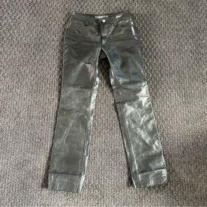 Vintage Authentic Gap Leather Bootcut Pants